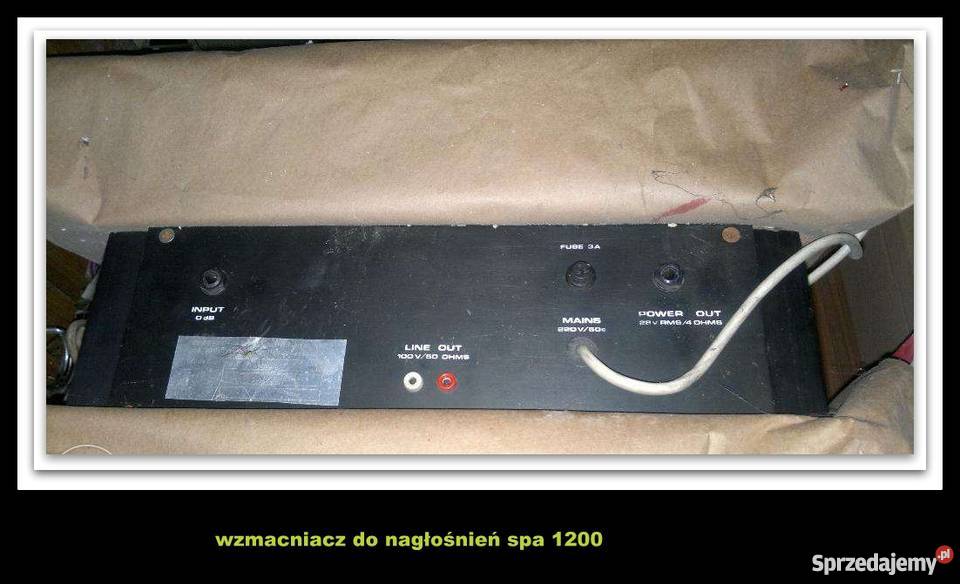 wzmacniacz do nagłośnień spa 1200 śląskie sprzedam