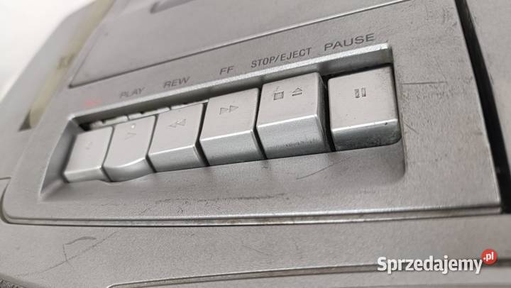 Radiomagnetofon przenośny z CD SONY CFDV27L