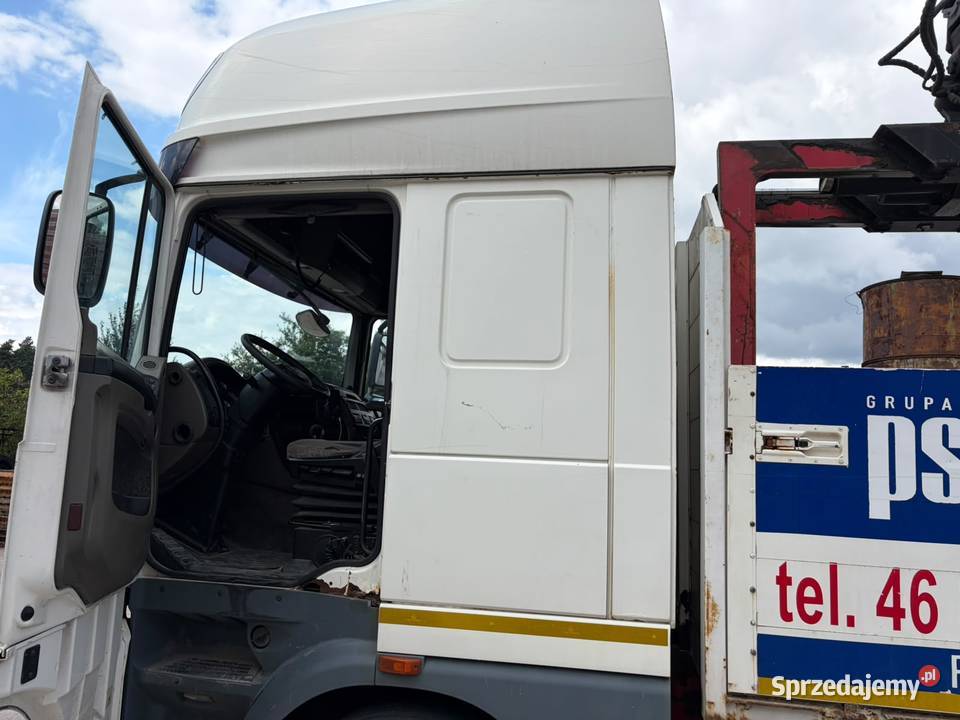 DAF XF 105460 HDS HIAB 166 skrzynia burtowa ład 460KM Samochody ciężarowe Rawa Mazowiecka