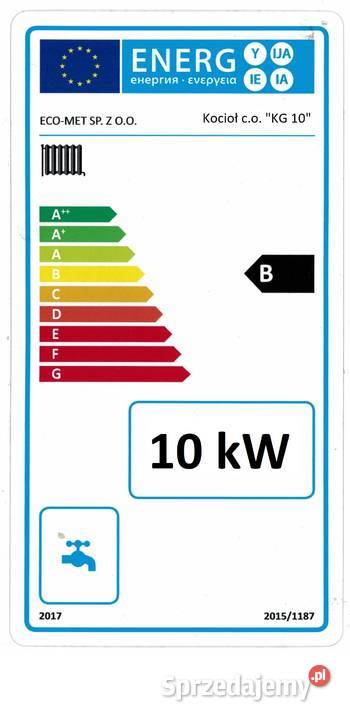 Kocioł z podajnikiem 10kW 90m2 Ekogroszek 5 stal