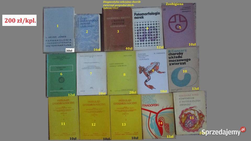 Farmakologia weterynaria fizjologia biologia medycyna, nauki medyczne Kultura i Rozrywka Łódź sprzedam