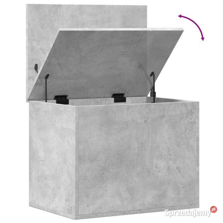 Skrzynia szarość betonu 60x42x46 materiał Warszawa sprzedam
