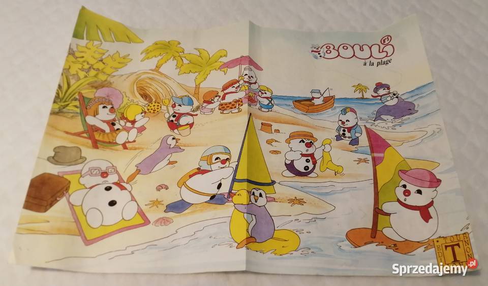 Plakat Bałwanek Bouli No5 plaża 42 x 30 Kolekcje Czeladź