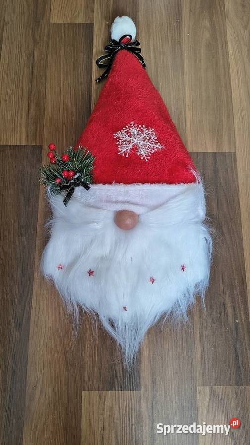 Wianek zawieszka świąteczna na drzwi z czapka śląskie Katowice