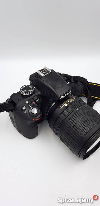 Lustrzanka cyfrowa NIKON D3300 18105mm VR ok pomorskie Gdańsk
