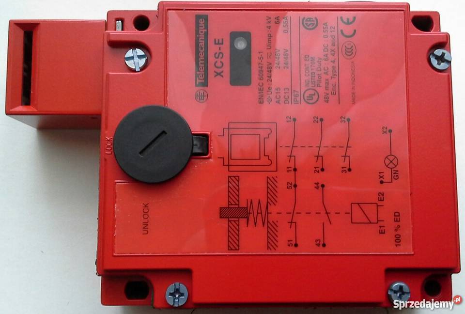 Wyłącznik bezpieczeństwa XCSE 8311 Telemecanique Zabrze sprzedam