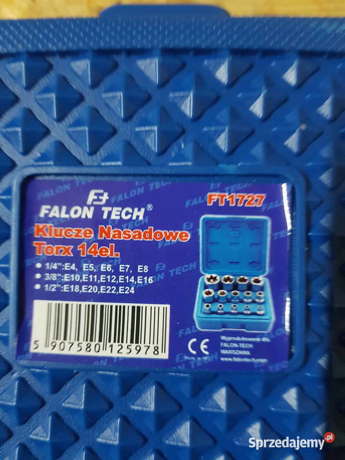 KLUCZE NASADOWE TORX 14el NASADKI 14 38 12 Głogowa