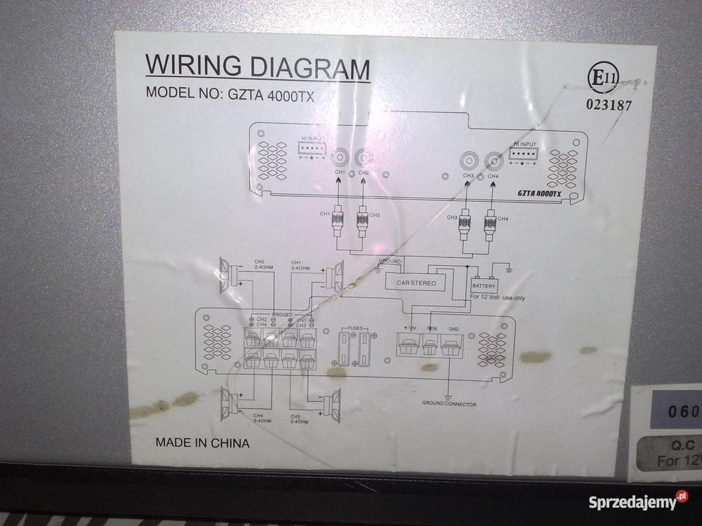 Ground Zero GZTA 4000TX RTV i AGD Kraków