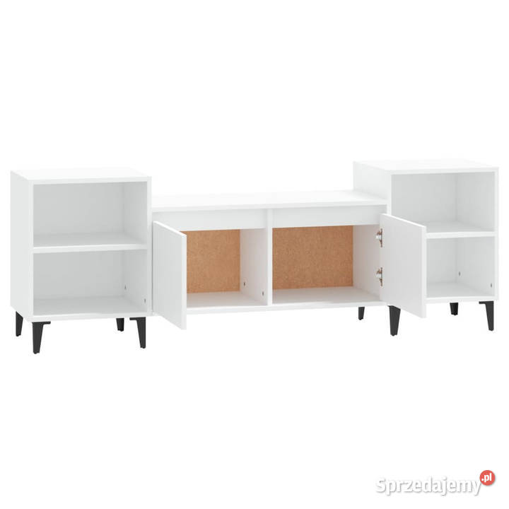Szafka pod TV biała 80x36x50 materiał Warszawa
