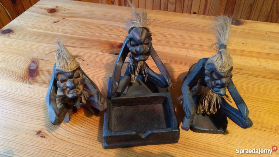 figurki Afryka drewno Sieradz sprzedam