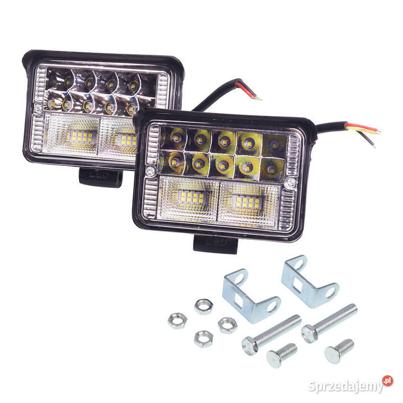 LAMPA ROBOCZA HALOGEN LED 26 LED PROSTOKĄTNA uniwersalne