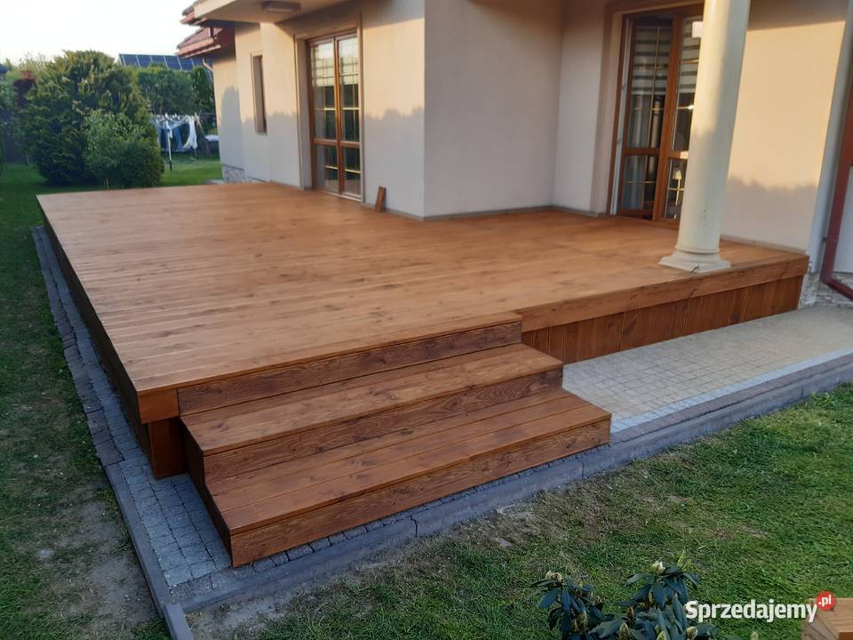 Taras przydomowy Z26 Patio Drewniane Zadaszenie Przemyśl sprzedam