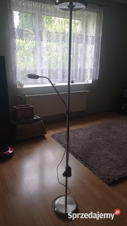Lampa stojąca LED kolor srebrny Częstochowa
