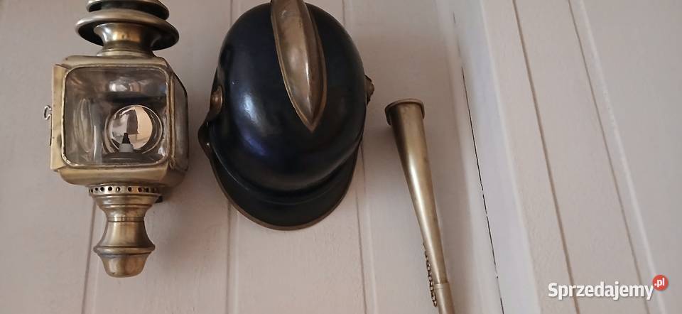Zabytkowy hełm strażacki Antyki, Sztuka, Kolekcje Kraków