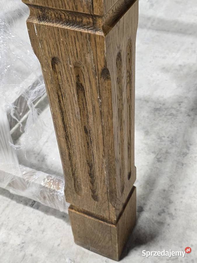 STÓŁ DĘBOWY ława SWARZĘDZ ROZKŁADANY DĄB JASNY 323cm Gdańsk