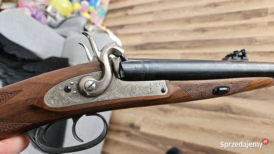 Karabin czarnoprochowy dwulufowy Pedersoli