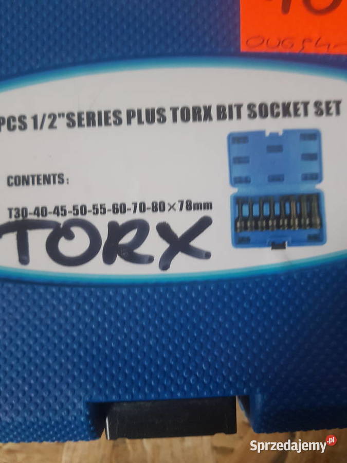NASADKI UDAROWE czarne TORX 8 ZESTAW 12 Głogowa sprzedam