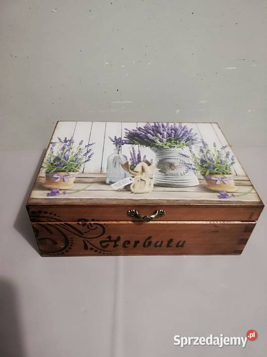 Herbaciarka 6 lawenda różne wzory decoupage Kędzierzyn-Koźle sprzedam