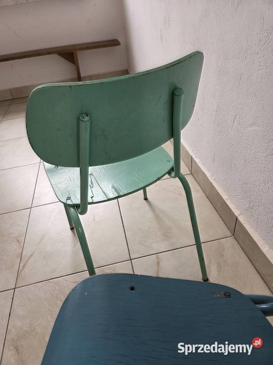 Krzesła metalowe Barłogi
