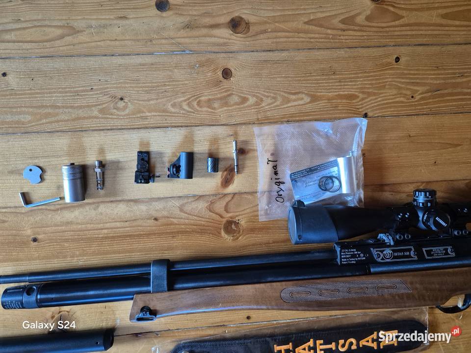 Wiatrówka PCP Hatsan BT65SB 55 mm duży zestaw Solarnia
