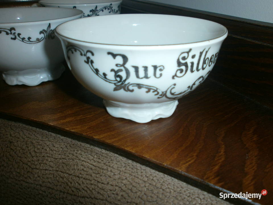 FILIŻANKI ŚLICZNE NIEMIECKIE POSREBRZANE BAVARIA Zielona Góra