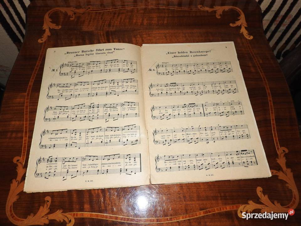 Kolekcja magazynów muzycznych nut z XIX XX wieku Antyki, Sztuka, Kolekcje podkarpackie Przemyśl