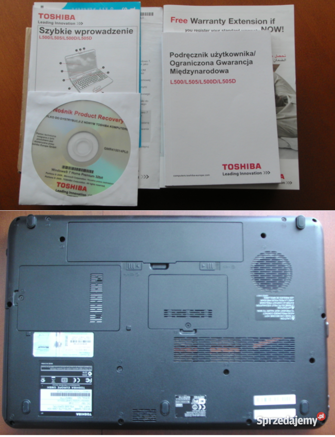 Laptop TOSHIBA SATELLITE L5001EK Komputery i Akcesoria zachodniopomorskie Kołobrzeg
