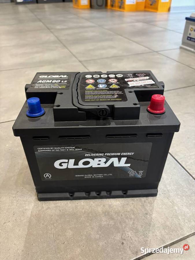 Akumulator Global AGM STARTSTOP 60Ah 640A Augustów sprzedam