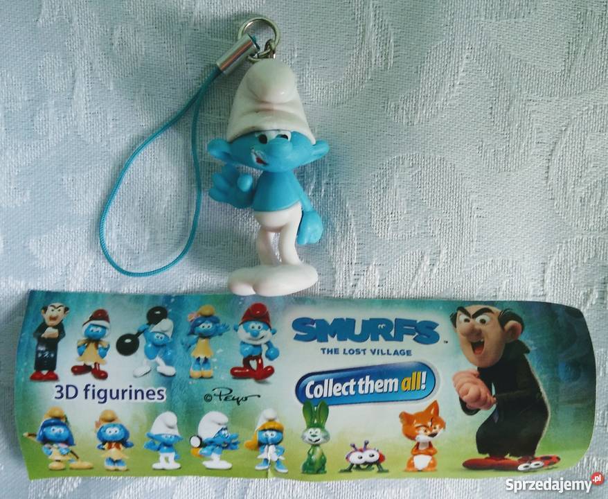 Nowe smerfy breloczki 3D figurki sonik biedronka warmińsko-mazurskie Giżycko