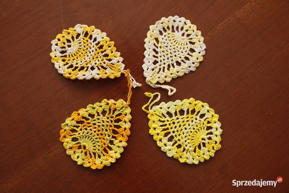 Szydełkowe ozdoby wielkanocne Wyposażenie wnętrz Zawiercie