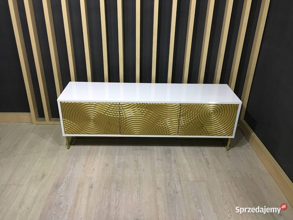 Szafka RTV designerski sideboard 150 biała