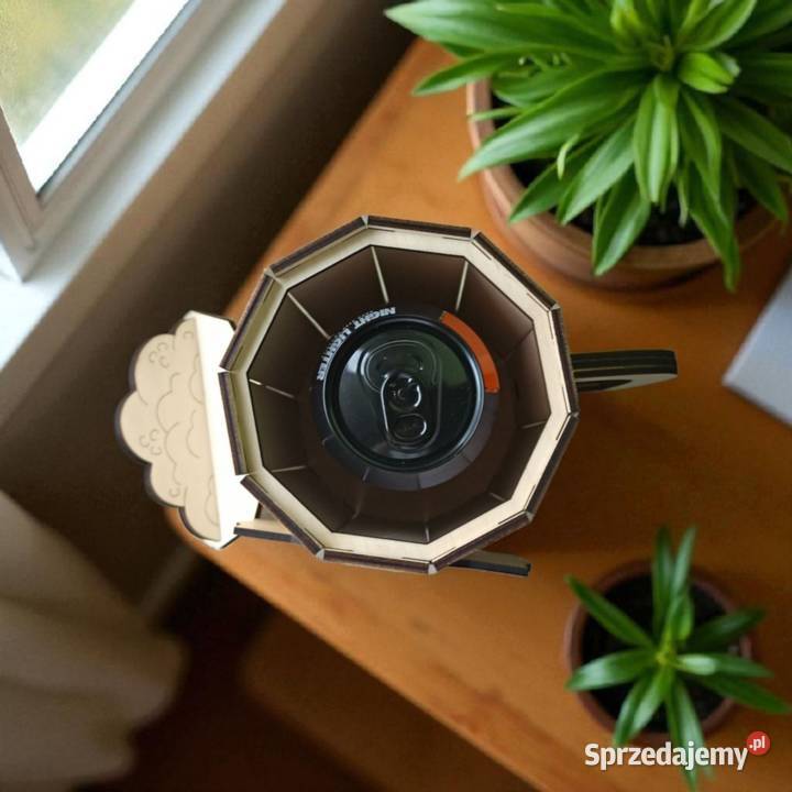 Drewniany Grawerowany Kufel Pudełko Lublin