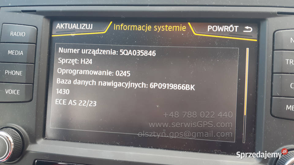 Aktualizacja nawigacji GPS fabrycznych mapy TIR Olsztyn