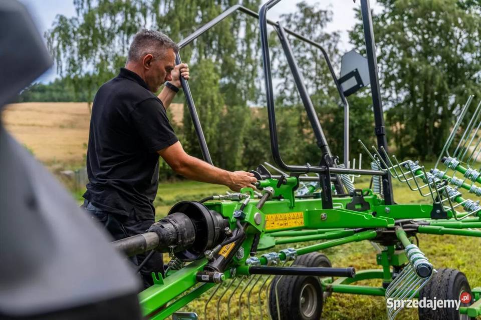 Zgrabiarka karuzelowa Spyder firmy TALEX 36m i Oświęcim