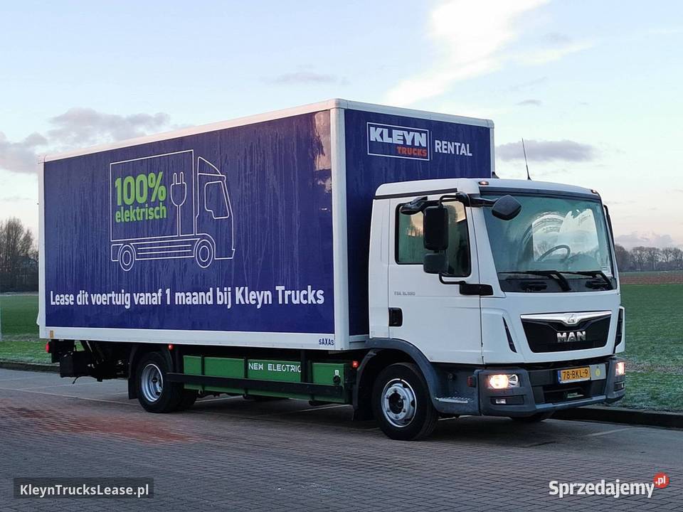 MAN E FULL ELECTRIC 172kWh 150 range kontener