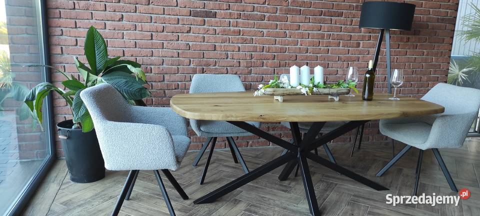 stół lity dąb 200x100 producent nowość dostępny 76cm
