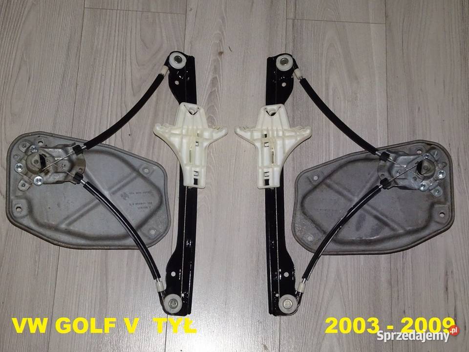 VW Golf V 5 Mechanizm Szyby Tył Lewy Ręczny na wielkopolskie
