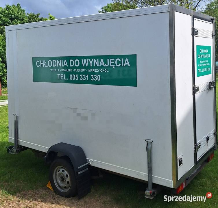 Chłodnia komunia wesele mobilna przyczepa do lubelskie Kozubszczyzna