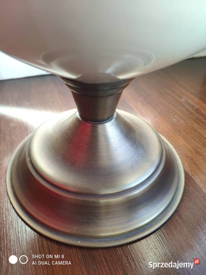 Stara francuska porcelanowa lampa naftowa małopolskie Kraków sprzedam