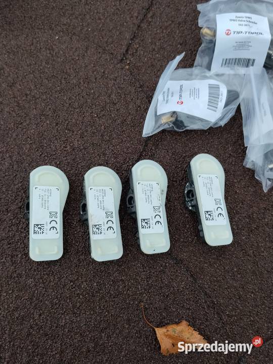 Czujniki ciśnienia 4 nowe wentyle Wentyle