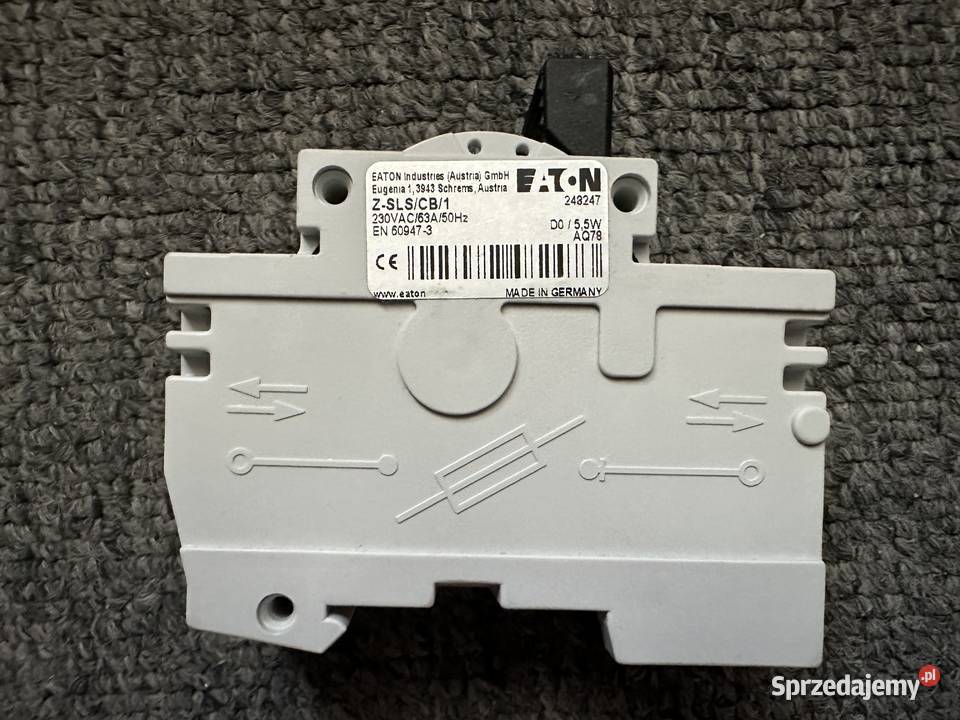 Rozłącznik bezpiecznikowy ZSLSCB1 Eaton 248247 łódzkie Łódź sprzedam