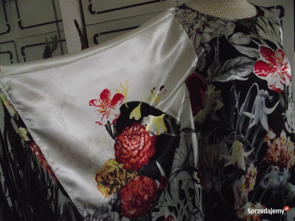 RIVER ISLAND WYJĄTKOWA SATYNOWA TUNIKA r 3638 Piła sprzedam