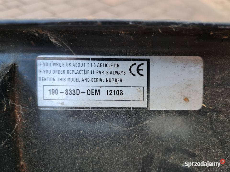 Pług śnieżny MTD OEM190833 Proszowice
