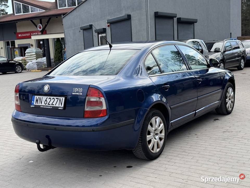 Skoda Superb 20 TDi 2007r Hak Salon VAT marża mazowieckie Osowiec sprzedam