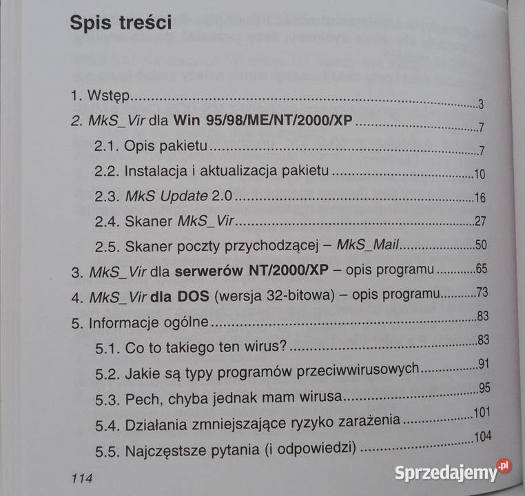 mksvir 700 701 retro program antywirusowy DOS Olsztyn