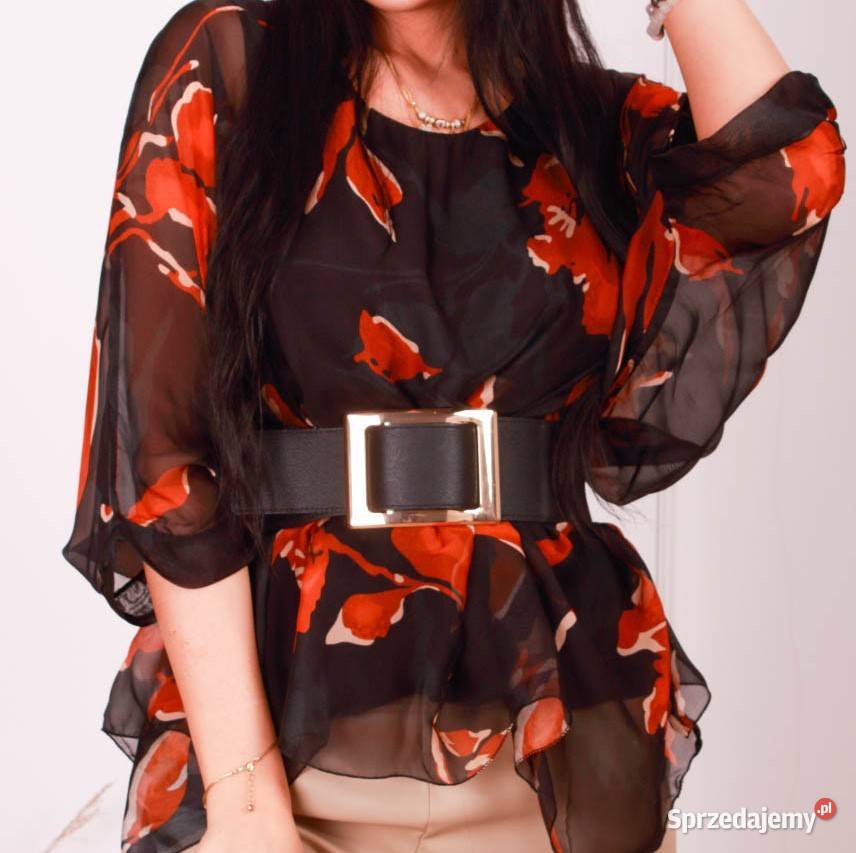 Bluzka jedwab naturalny magnolia 3 kolory Italy Rozmiar uniwersalny Białystok