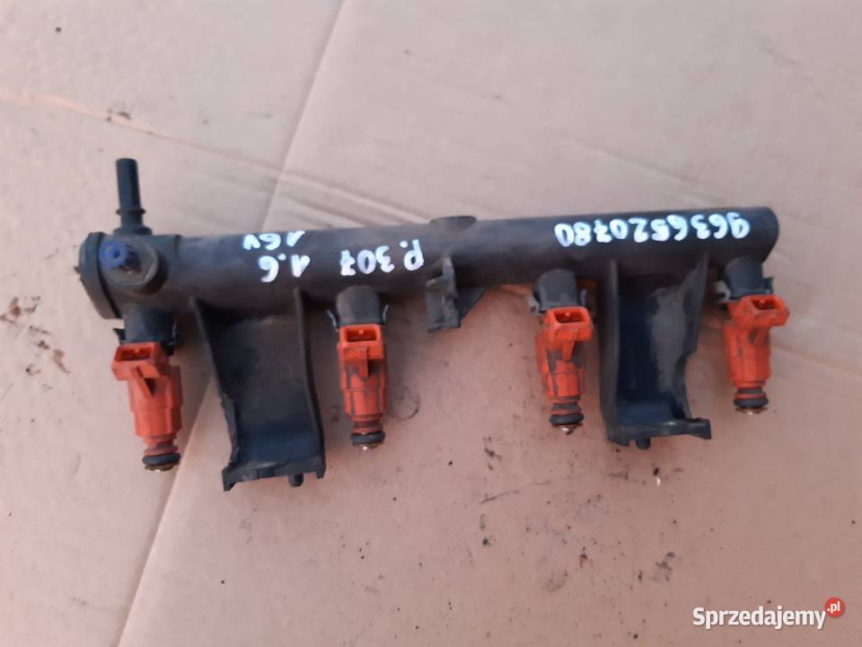 Peugeot 307 16 16V Listwa wtryskowa wtryski Mińsk Mazowiecki