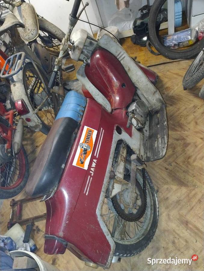 Jawa 50 kaczka zarejestrowana PRL motorower Jawa Łazy