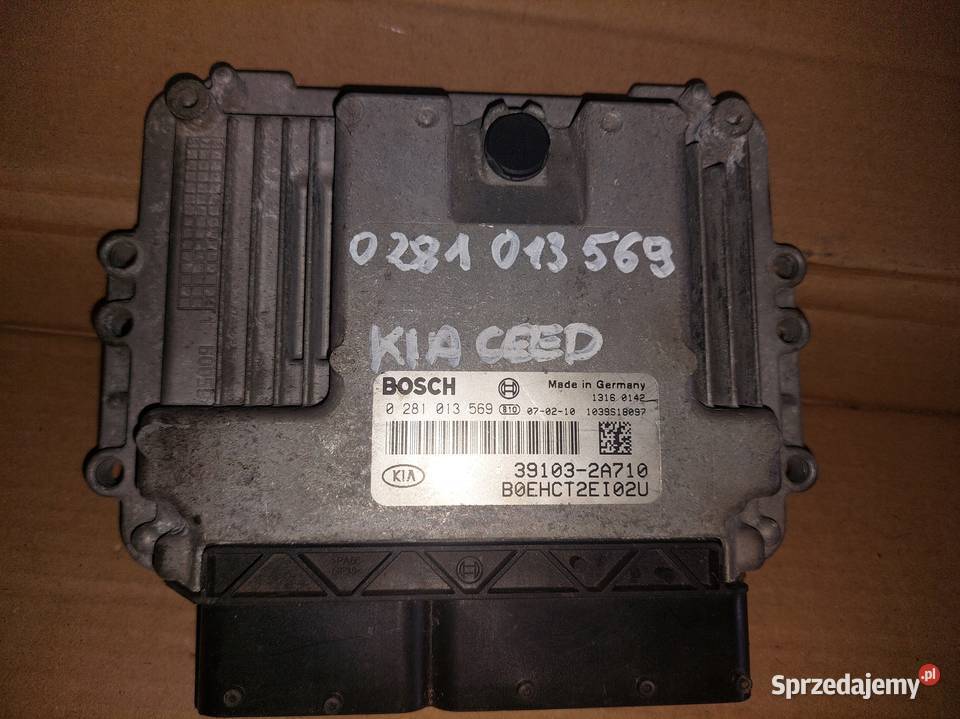KIA CEED 16 CRDI komputer sterownik 0281013569