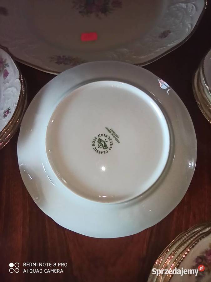 talerzyk Rosenthal Sanssouci róża